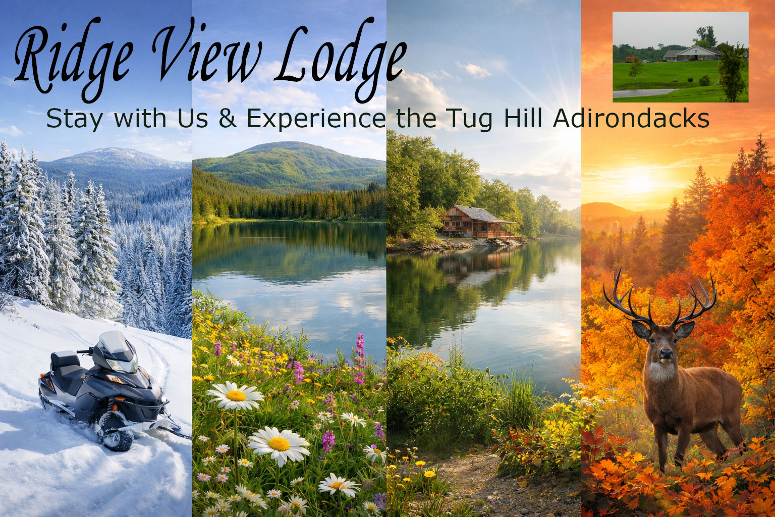 Ridge View Lodge Lowville NY ..Stay with Us & Experience the Tug Hill Adirondacks